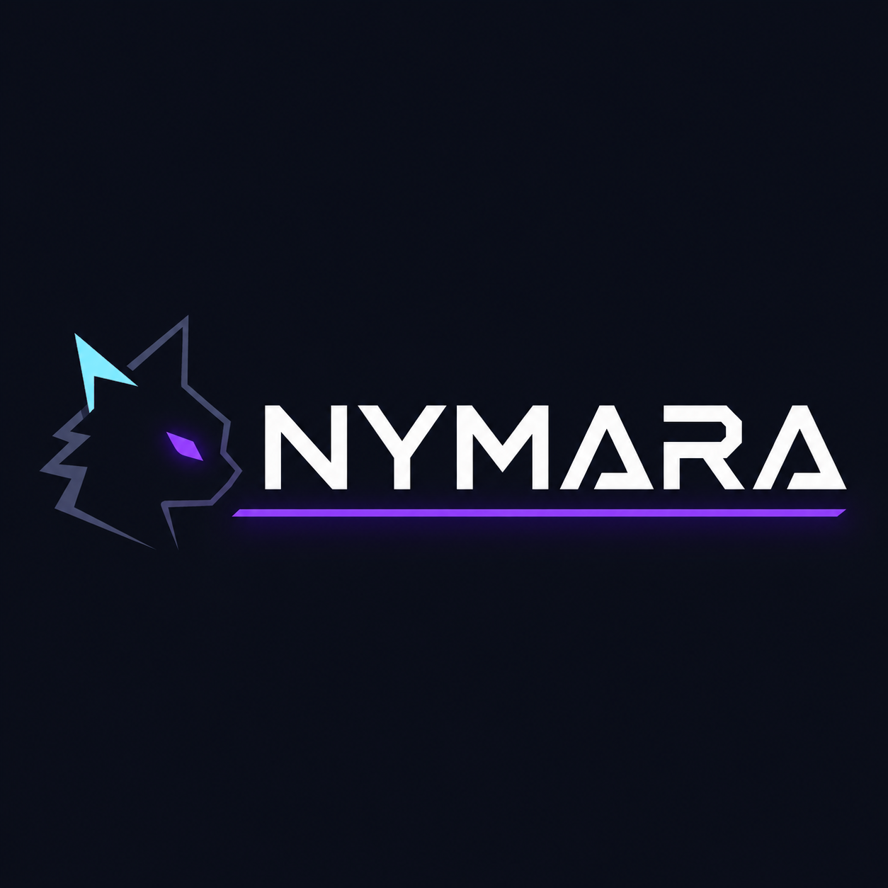 Nymara wordmark banner