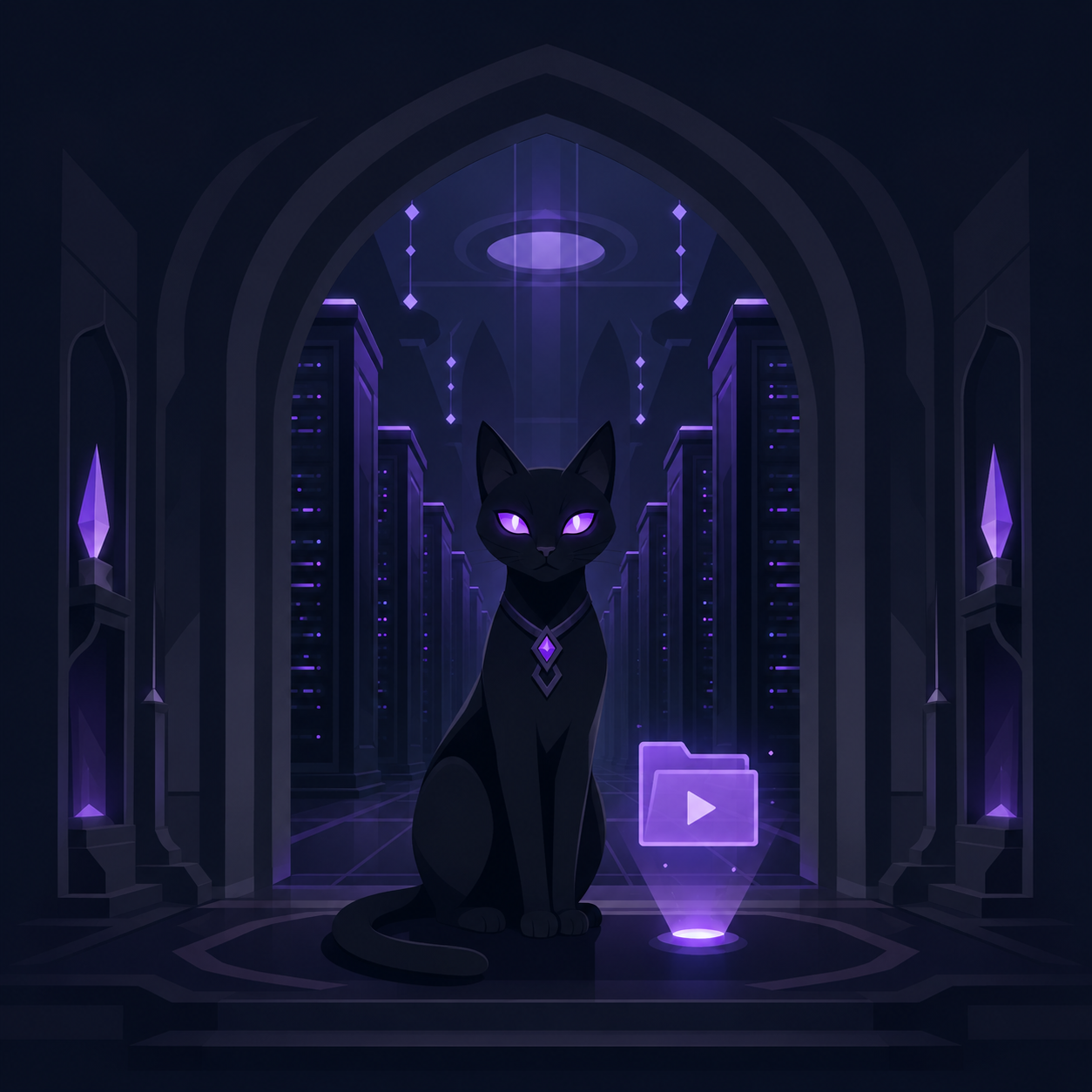 Nymara the cybercat
